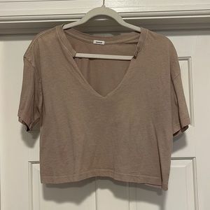 Cropped t-shirt